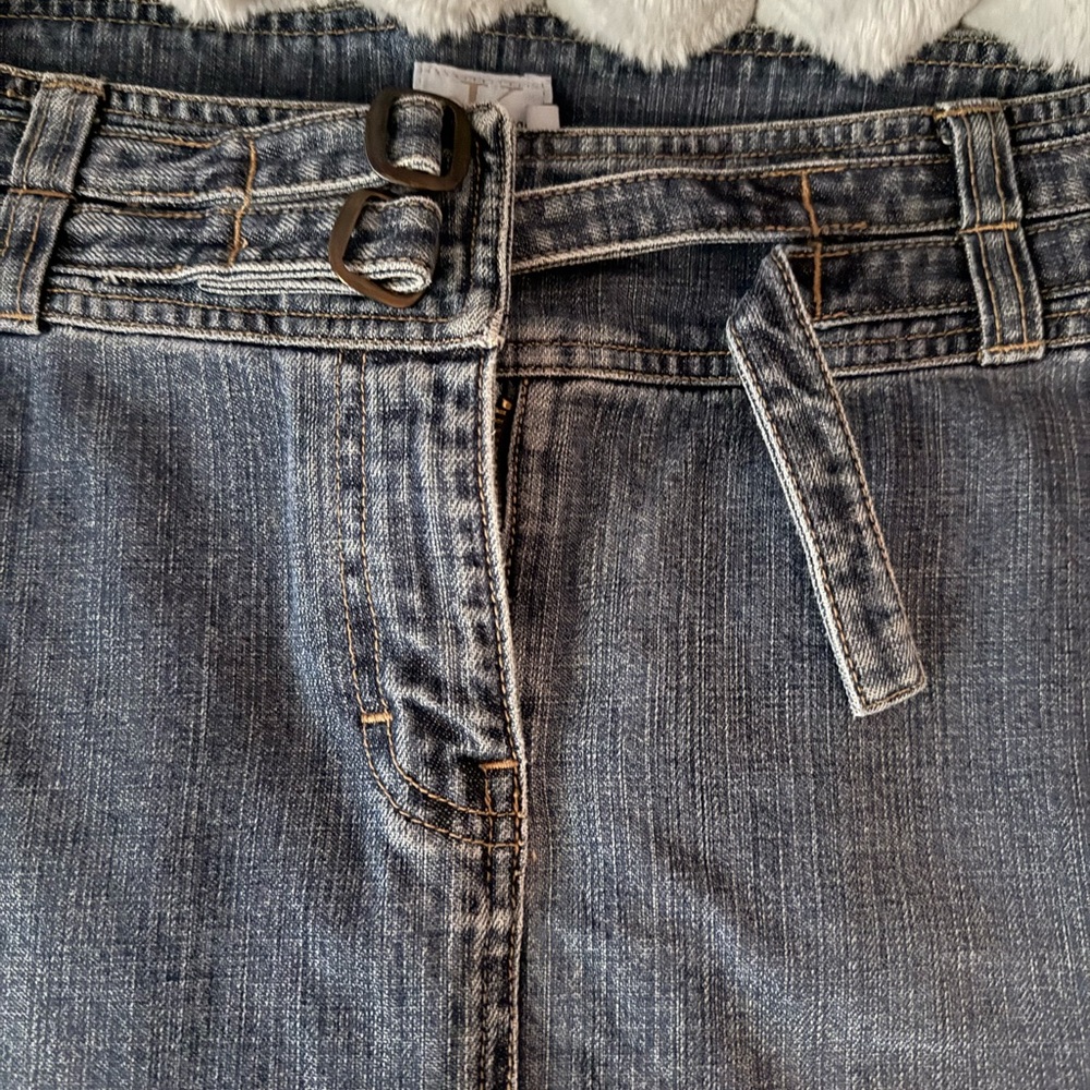 Calvin Klein Jeans High Rise Blue Skirt/to above knee